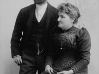 1890 Circa RS Weir and Gertie formal portrait