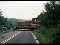 1980 caboose stuck across road